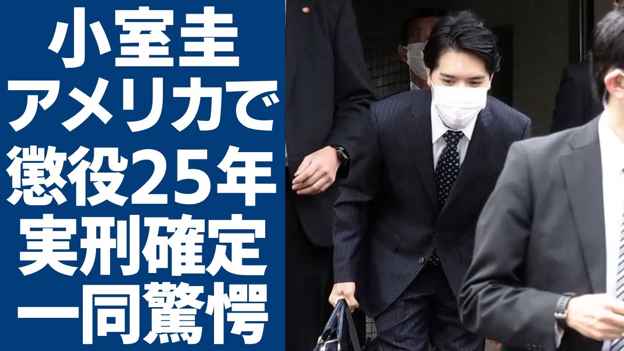 小室圭がアメリカで懲役25年の実刑が確定と言われる真相...全世界に公開された証拠に一同驚愕...！真子さまが精神崩壊した現在の姿に涙が止まらない...