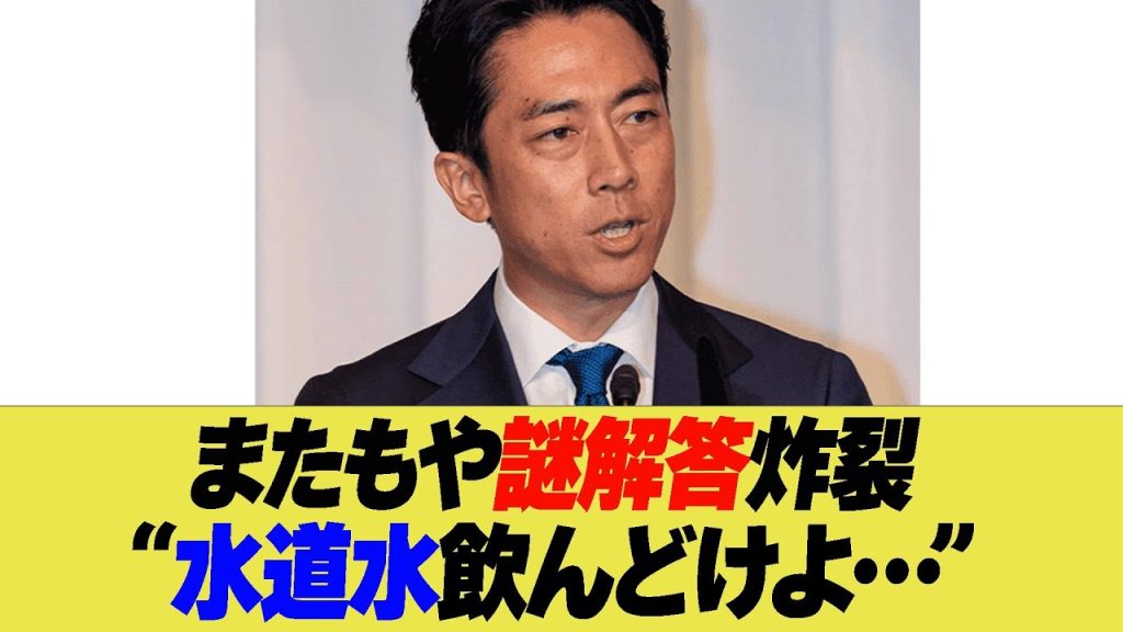 進次郎節またもや炸裂！”100倍違うって本当かよ、ソース出せよ”【反応集】【2ch 5ch】【まとめ】