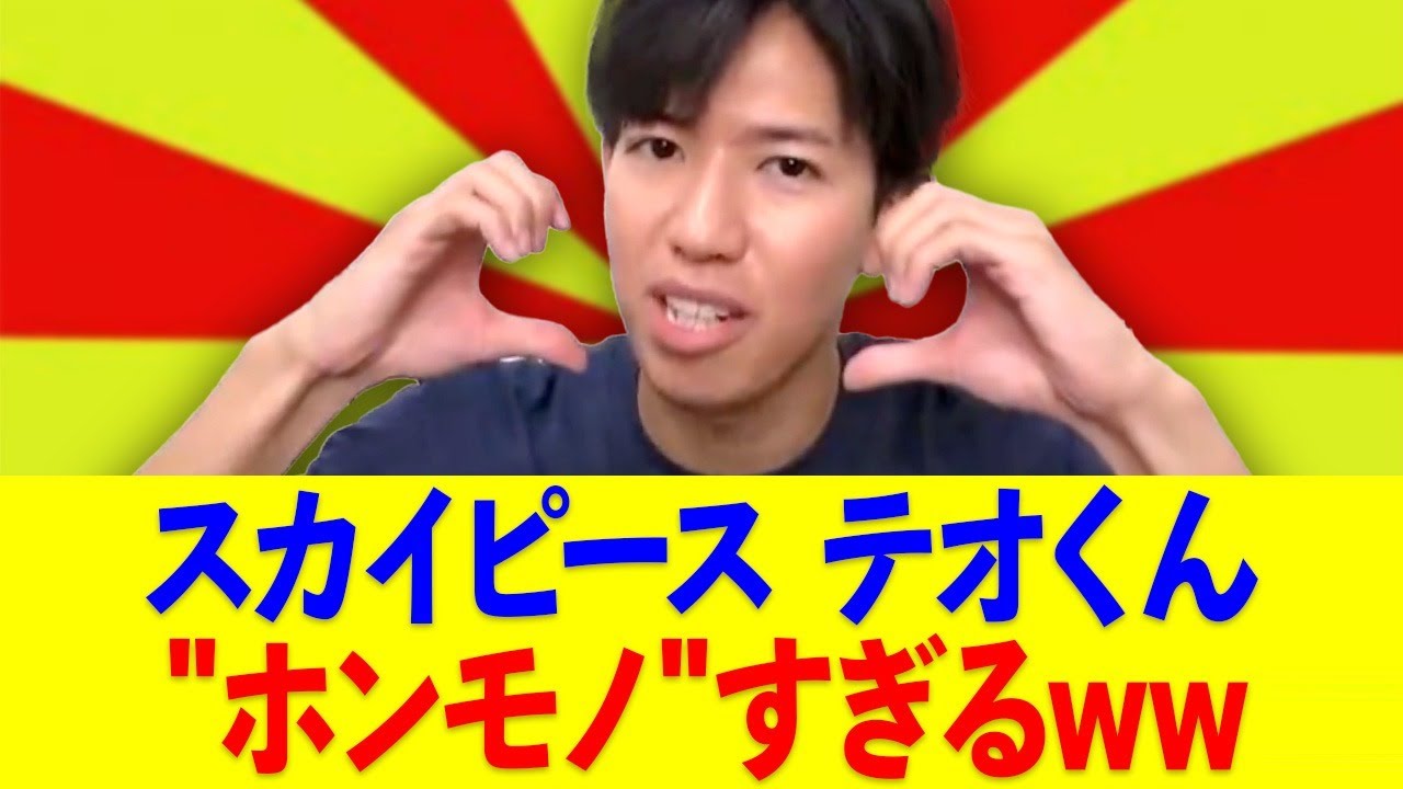 スカイピース テオくん、やっぱり”ホンモノ”だったw