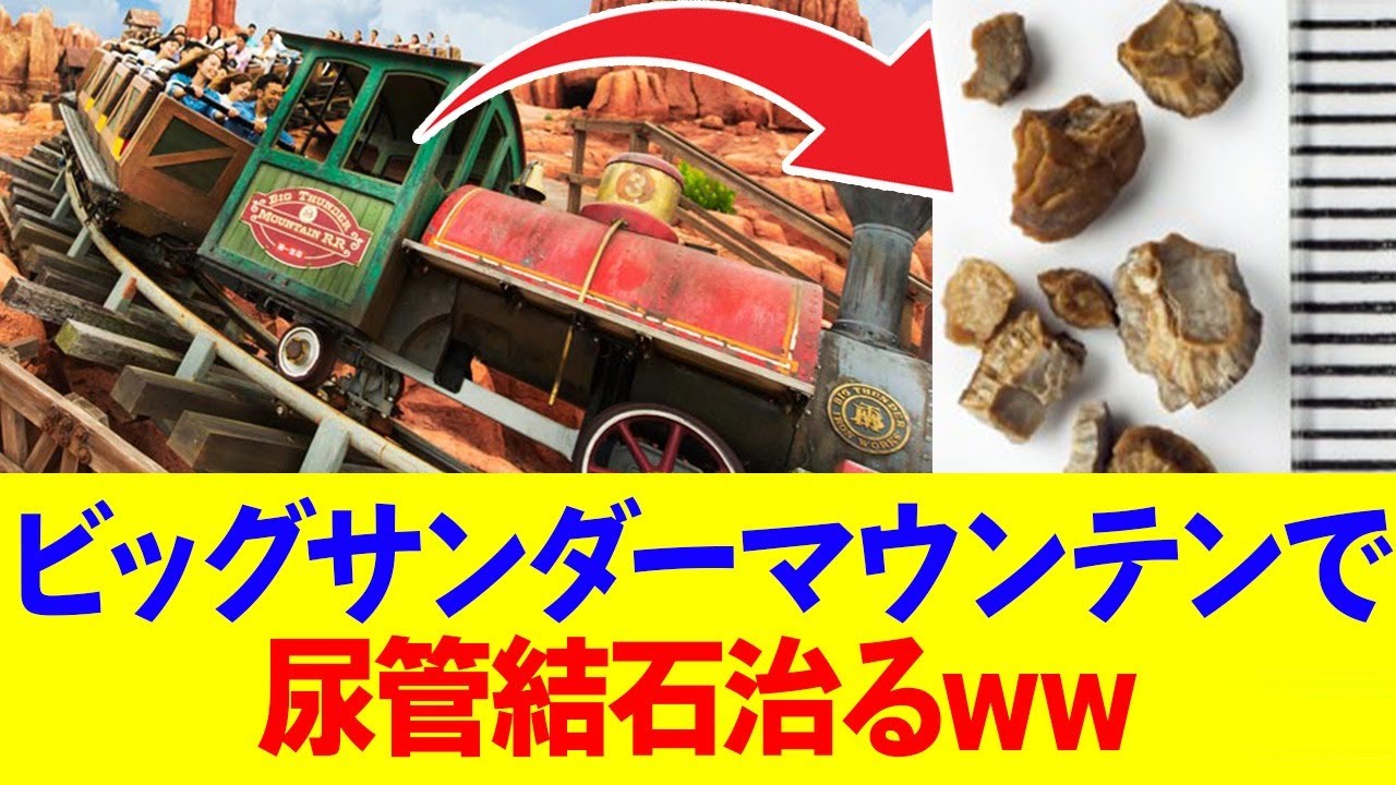 【朗報】ビックサンダーマウンテンに乗ると尿路結石が治ると話題にw