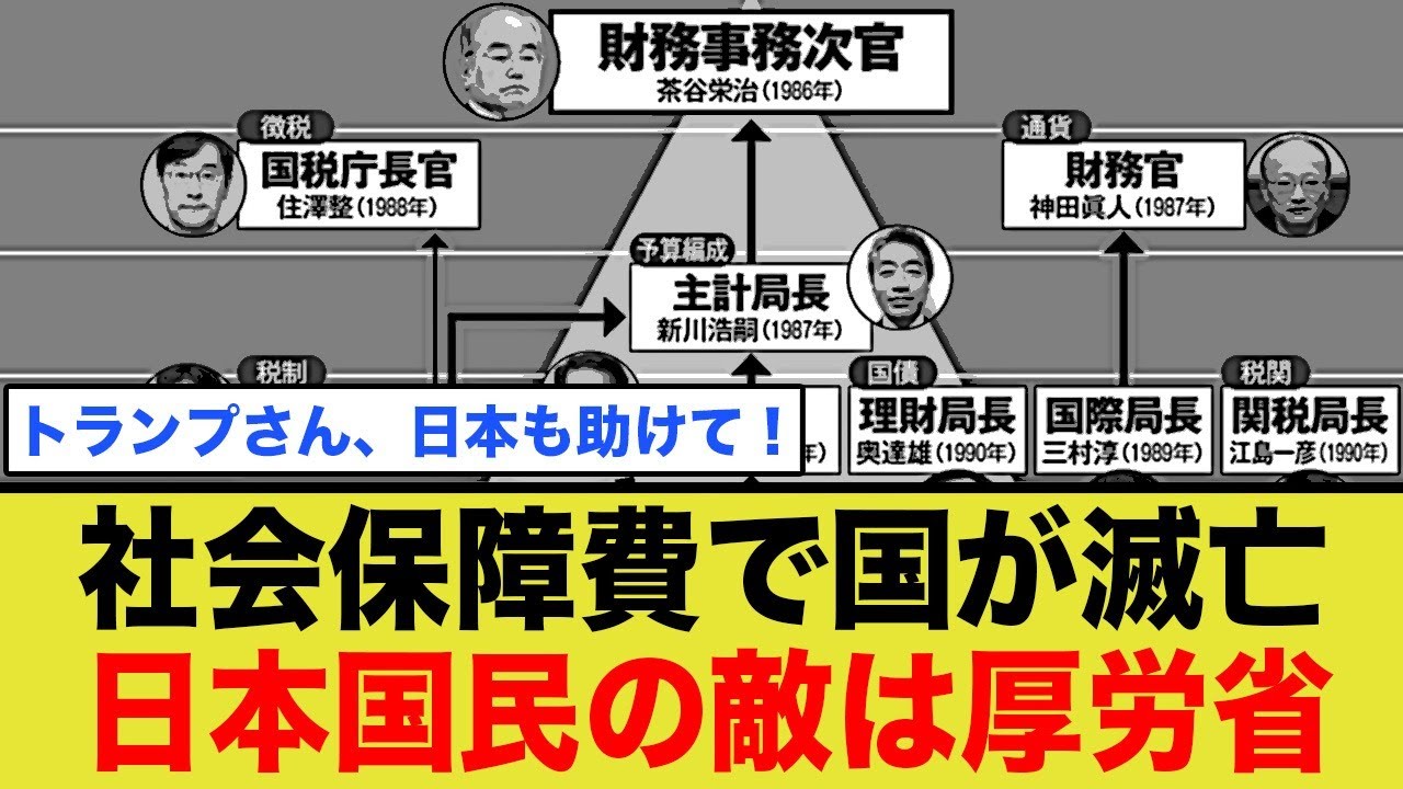 【悲報】日本は社会保障費で国が滅亡してしまう…