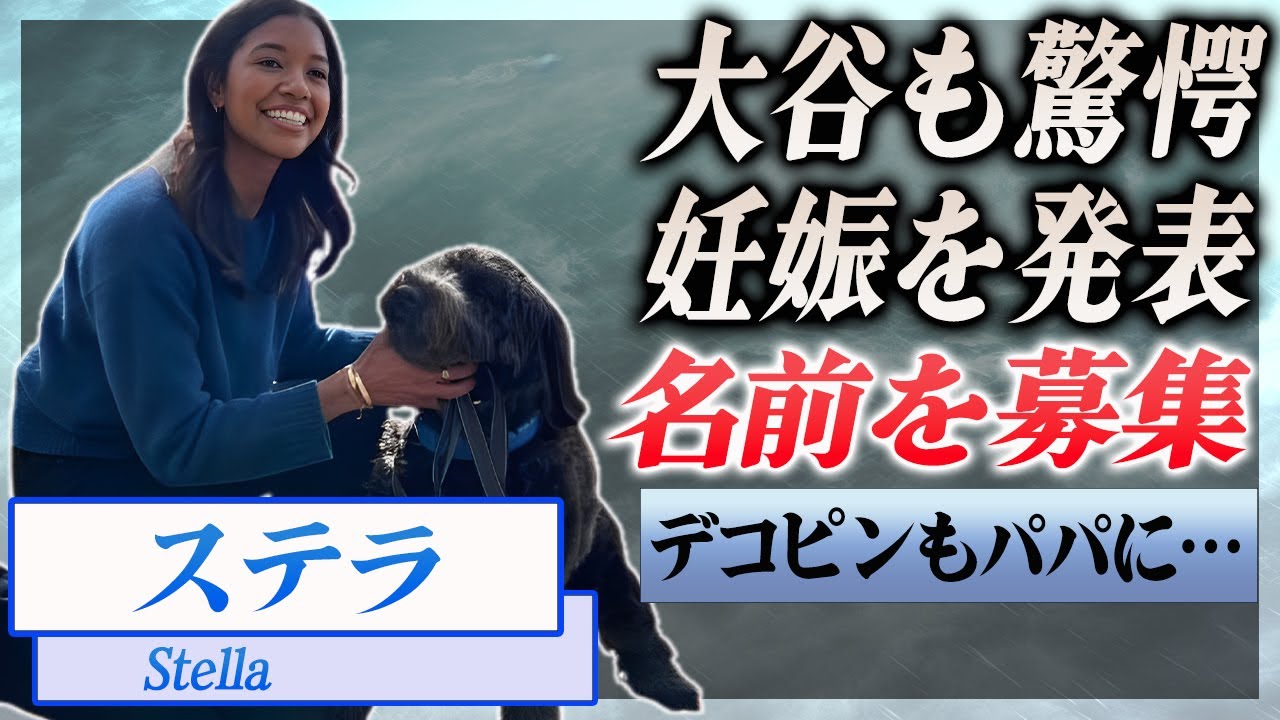 【衝撃】ワトソンの愛犬・ステラが妊娠を発表、デコピンがパパに…！『ドジャース』で活躍するアナウンサーの子犬の名前に驚きを隠せない…！